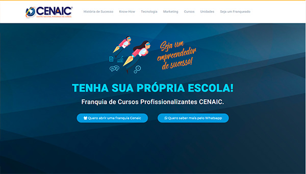 Capa do projeto Cenaic Franquia